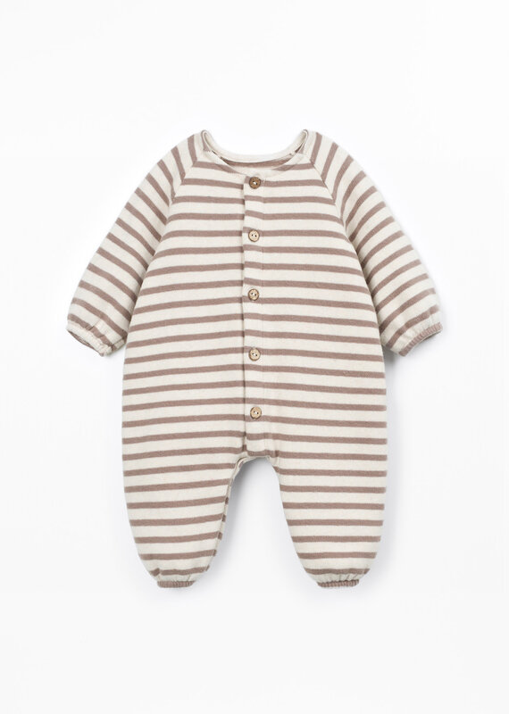 Play Up Striped Flamé Jersey Jumpsuit R373B Drawing Aw26
