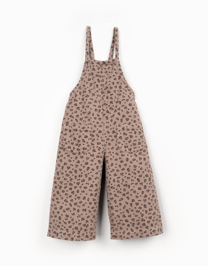 Play Up Printed Twill Jumpsuit E834B Drawing Aw26