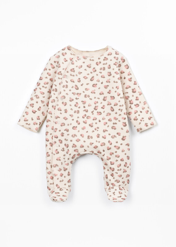 Play Up Printed Rib Jumpsuit E828N Sketches Aw26