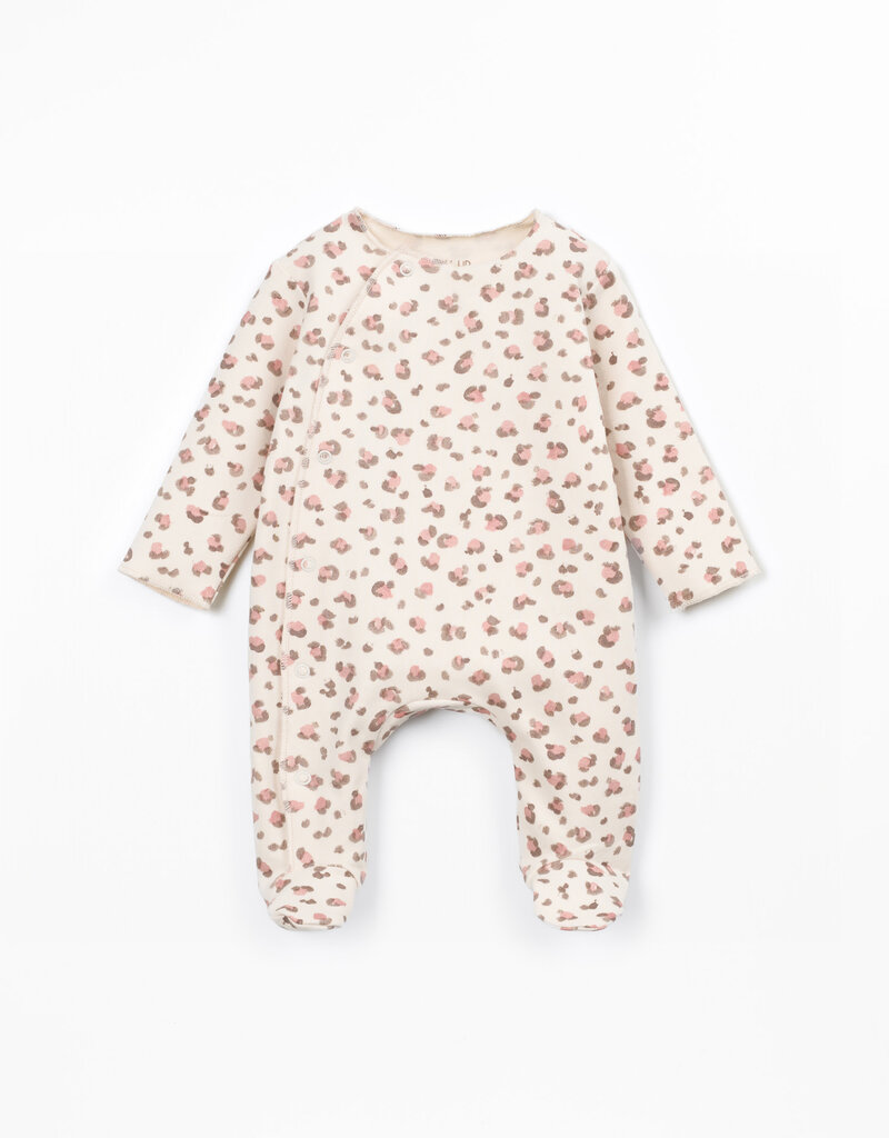 Play Up Printed Rib Jumpsuit E828N Sketches Aw26