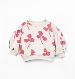 Play Up Printed Fleece Sweater E812N Sketches Aw26