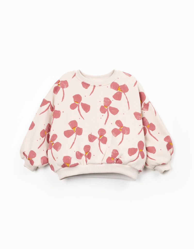 Play Up Printed Fleece Sweater E812N Sketches Aw26
