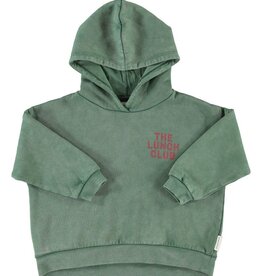 Piupiuchick Hoodie | Green W/ Apple Print aw26