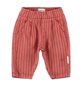 Piupiuchick Trousers | Bordeaux W/ Black Stripes aw26