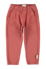 Piupiuchick Trousers | Bordeaux W/ Black Stripes aw26
