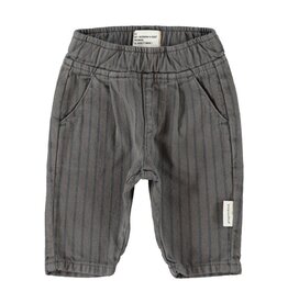 Piupiuchick Trousers | Grey W/ Black Stripes aw26
