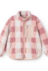Liewood Nolan Pile Jacket Mega Check / Rose blush