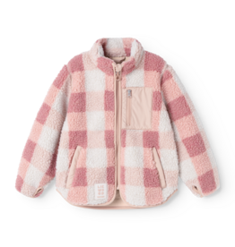 Liewood Nolan Pile Jacket Mega Check / Rose blush
