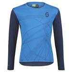 Maillot Junior Scott Trail 10 LS Storm Blue/Midnight Blue Medium - 289454