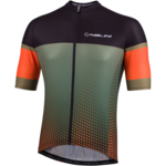 Maillot à Manches Courtes Nalini New Cross Jersey Black/Green/Orange Large