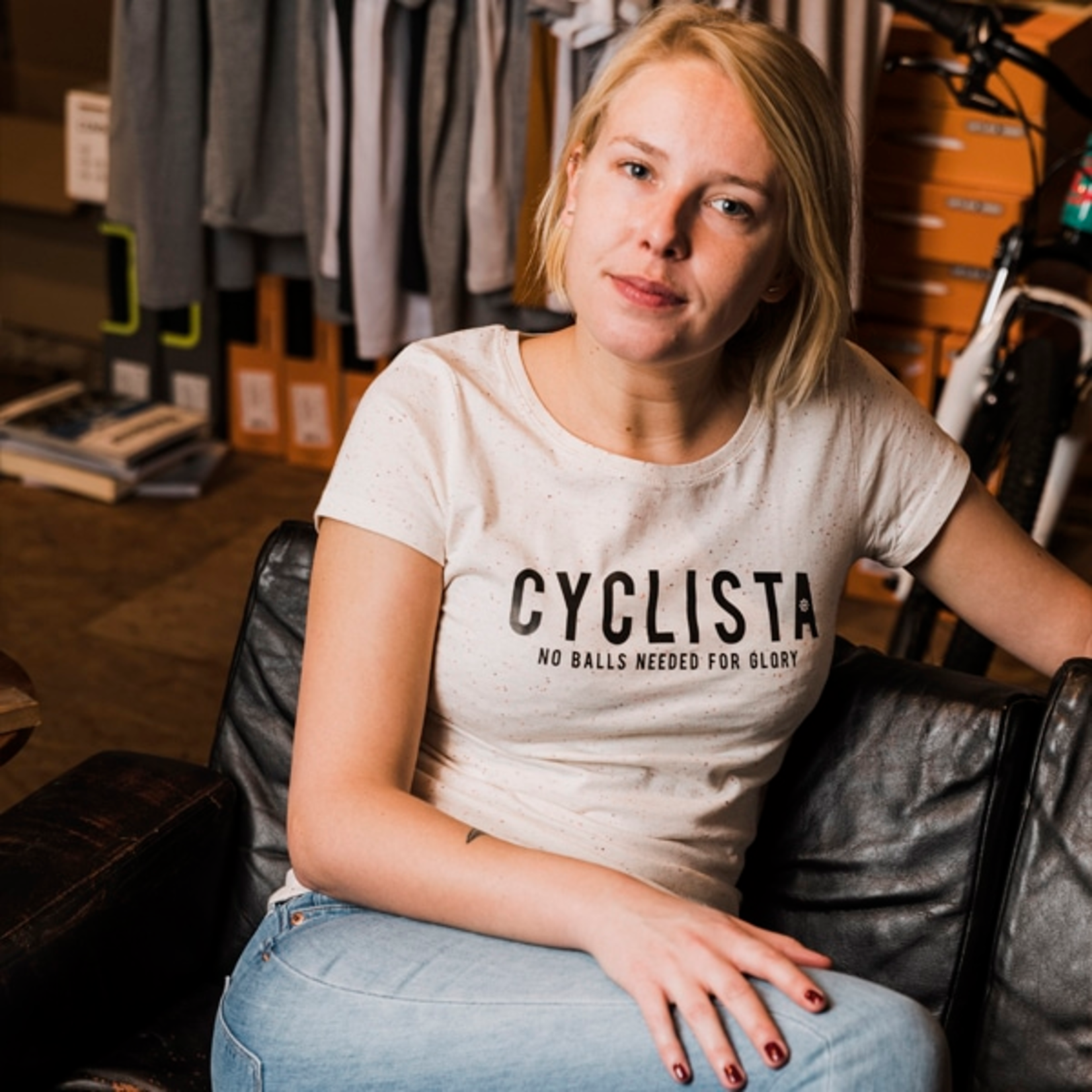 The Vandal T-Shirt Cyclista Dames Small