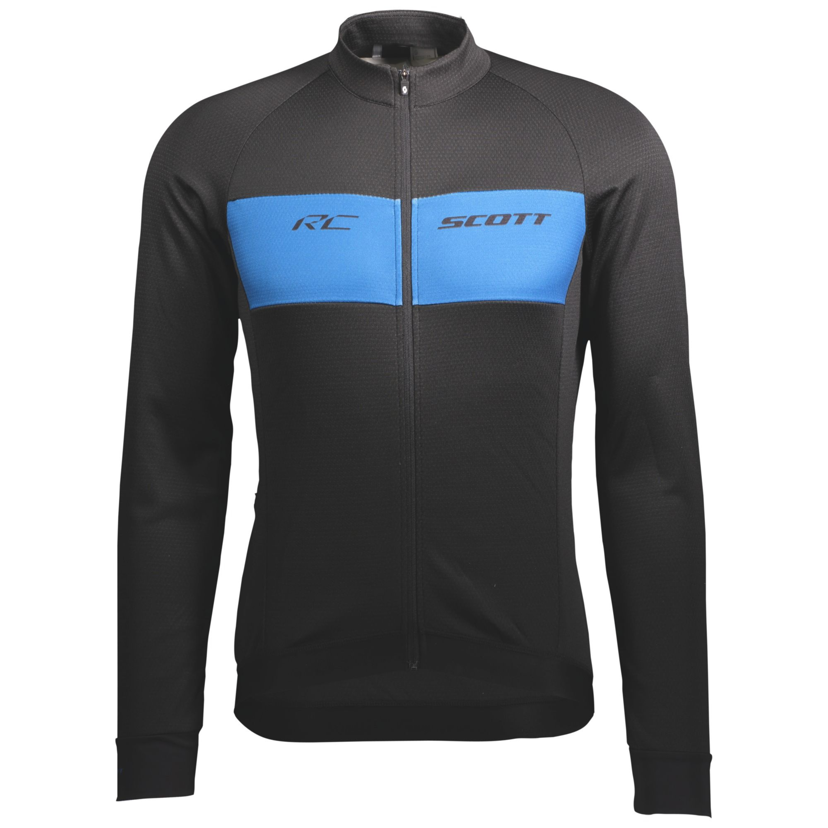 Maillot Scott RC Warm L/S Black/Storm Blue Medium - 271569