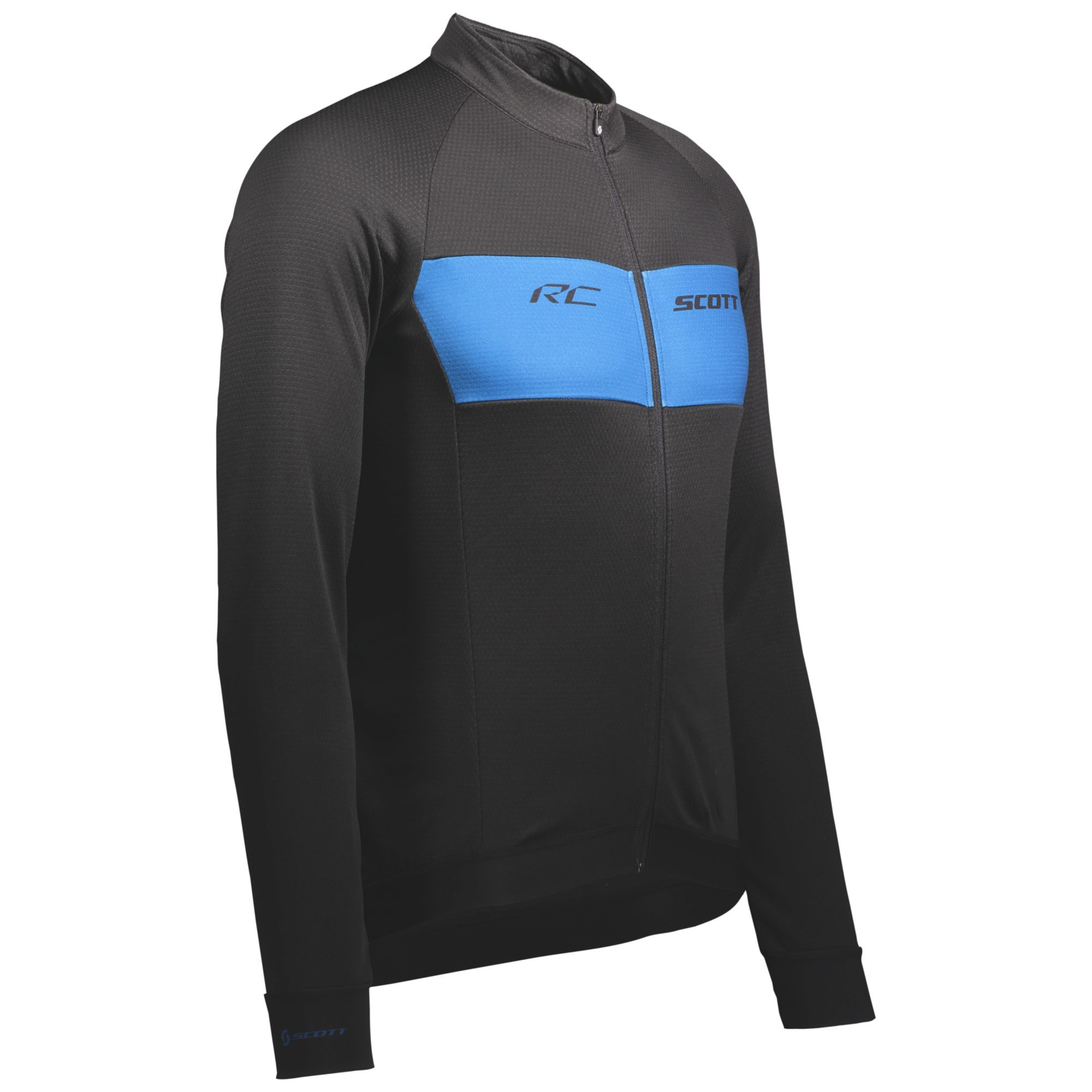 Maillot Scott RC Warm L/S Black/Storm Blue Medium - 271569