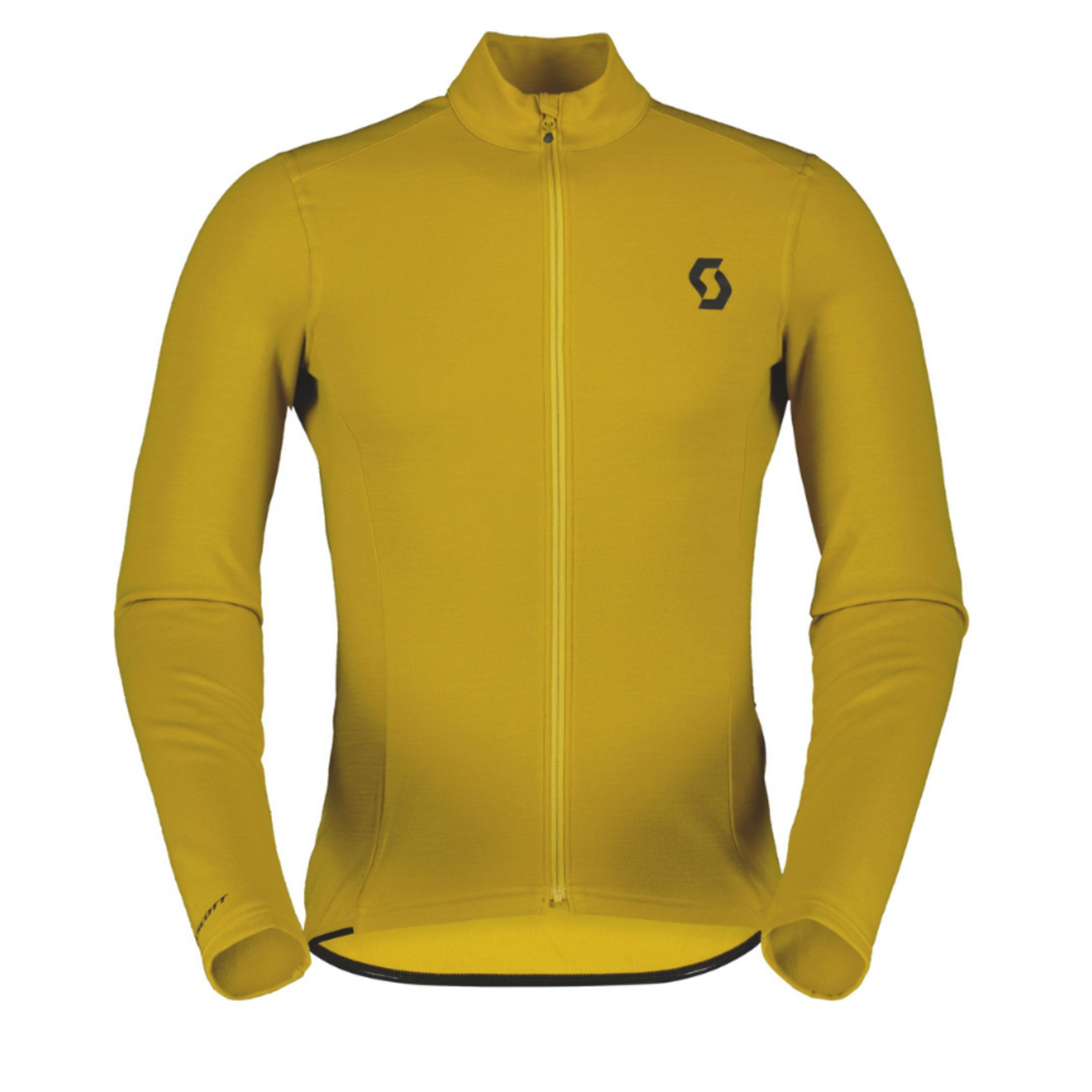 Maillot Scott M's Gravel Warm Merino LS Mellow Yellow Medium - 291999