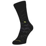 Chaussettes Scott Trail Camo Crew Black/Sulphur Yellow Medium (39-41) - 275243