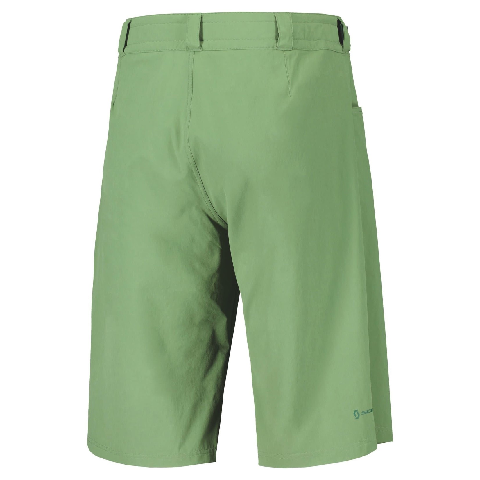 Short Scott Homme avec Chamois Trail Flow Smoker Green Large - 280347