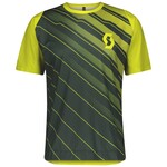 Maillot Manches Courtes Scott Trail Vertic Smoked Green/Sulphur Yellow Large - 280349