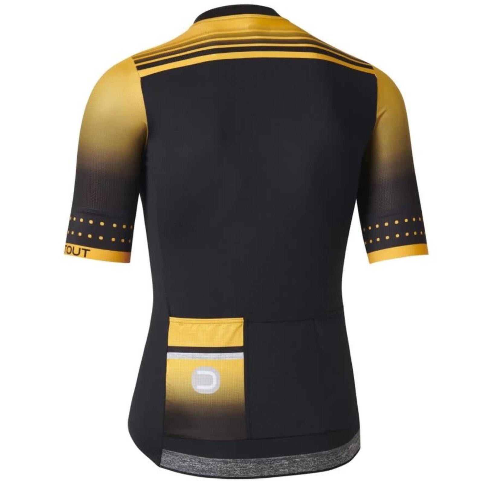 Maillot à Manches Courtes Dotout Flash 901 Black-Yellow XL