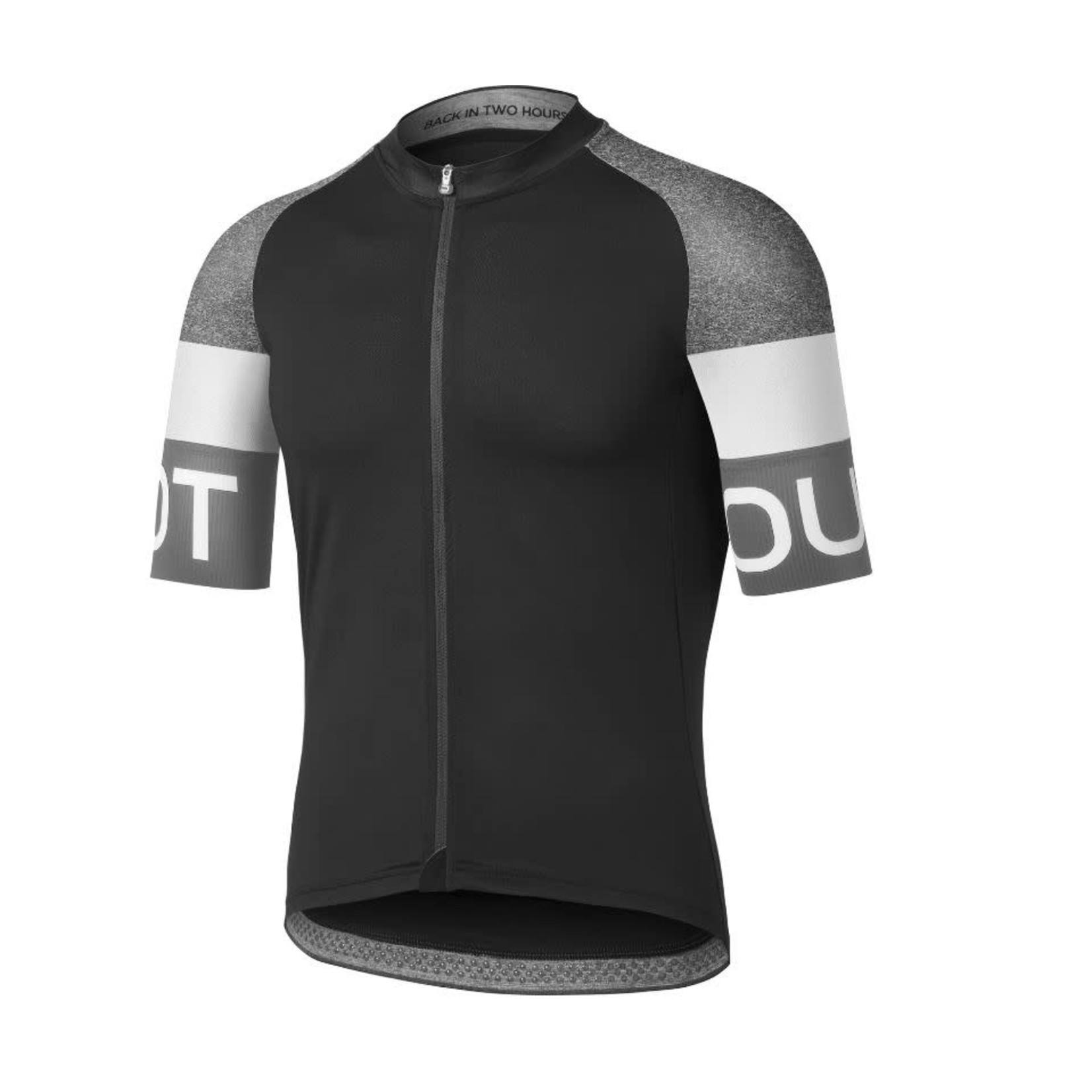 Maillot à Manches Courtes Dotout Pure 967 Black/Grey/White Large