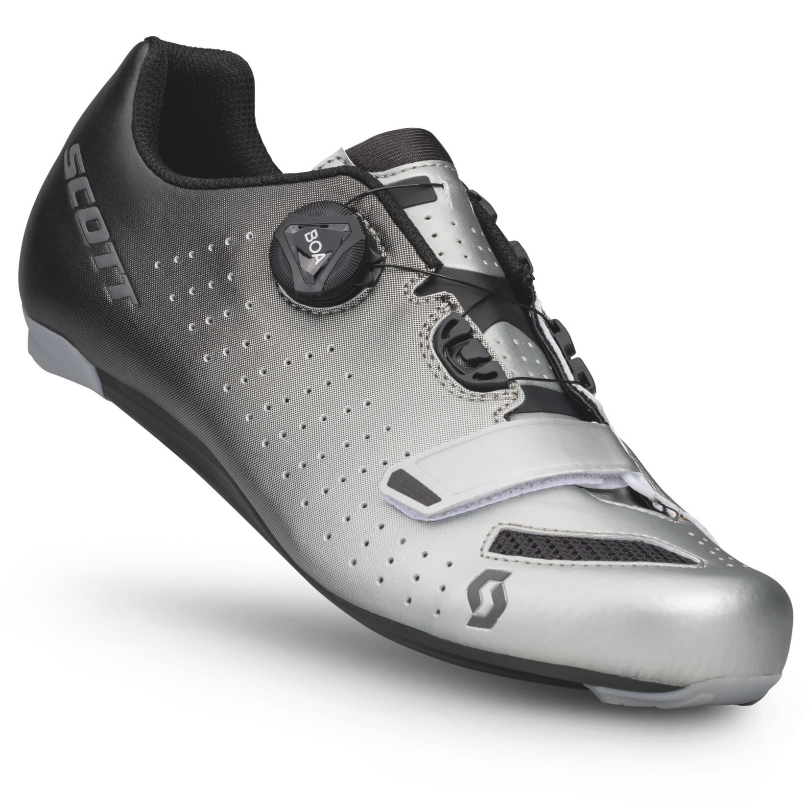 Chaussures Scott Road Comp BOA Black Fade/Metallic Silver  41 - 251817