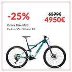 Orbea Rise M20 Ocean/Vert Glacé XL - M360