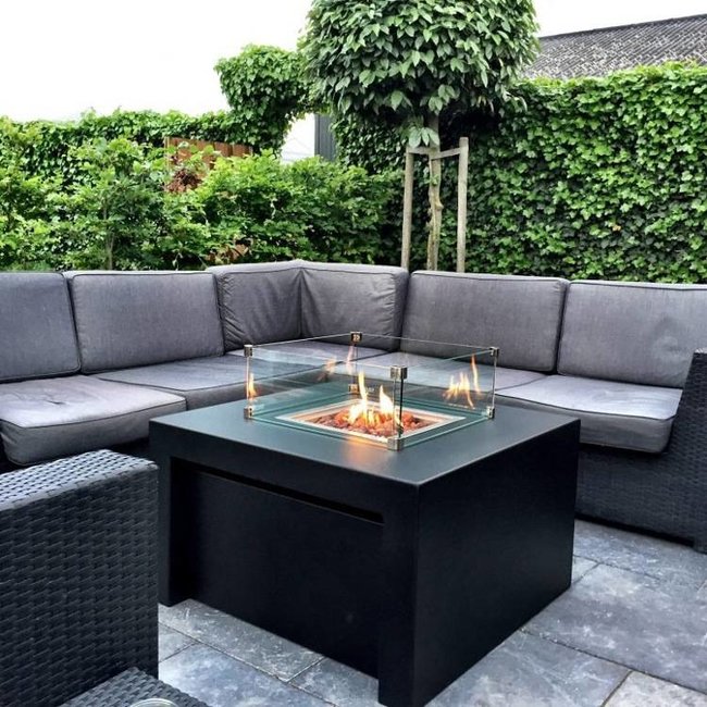 Easy fires Einbaubrenner 40x40cm.