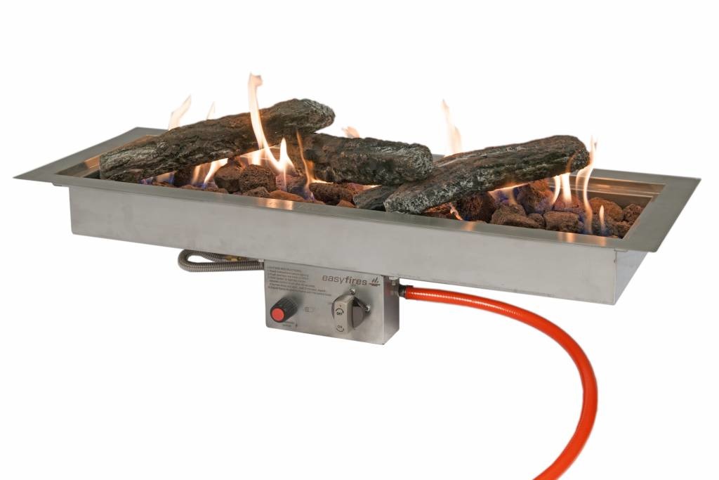 Easy Fires Einbaubrenner 76x26cm.