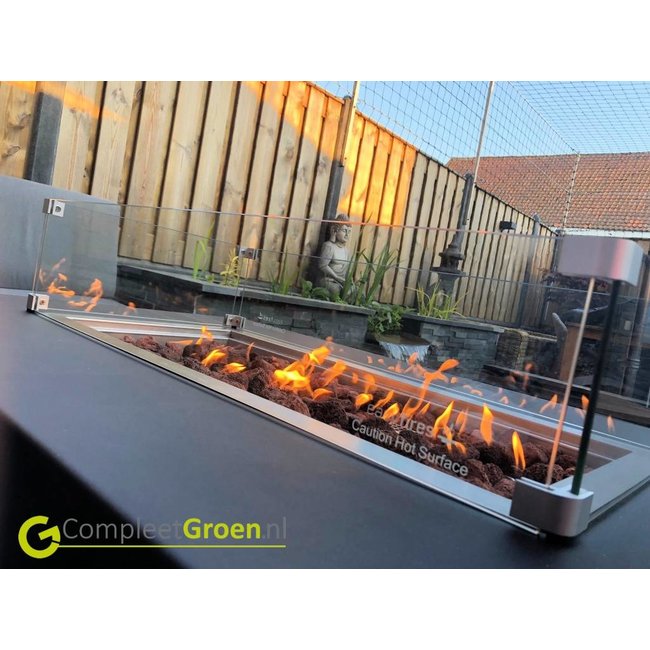 Easy Fires Einbaubrenner 76x26cm.