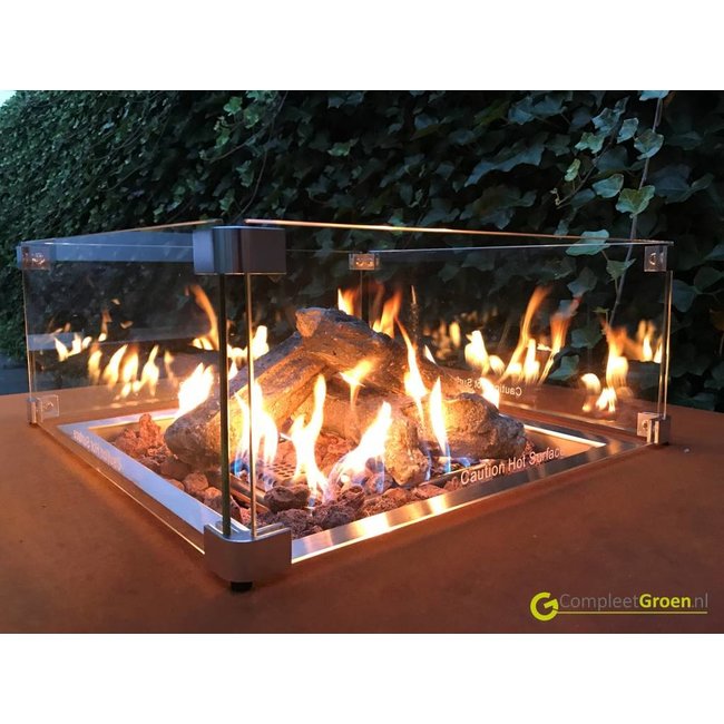 Forno Brann Glasumrandung  40x40 cm.