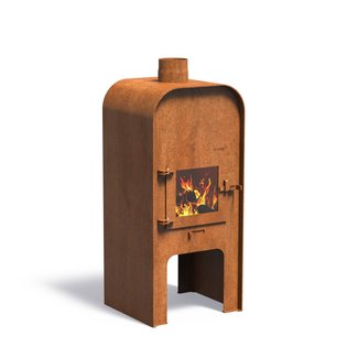 Gartenkamin Forno Gap mit Tür Gartenkamin Forno Gap mit Tür