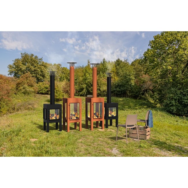 Gartenkamin Forno Digna Anthrazit