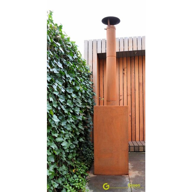 Gartenkamin Forno Stig Cortenstahl