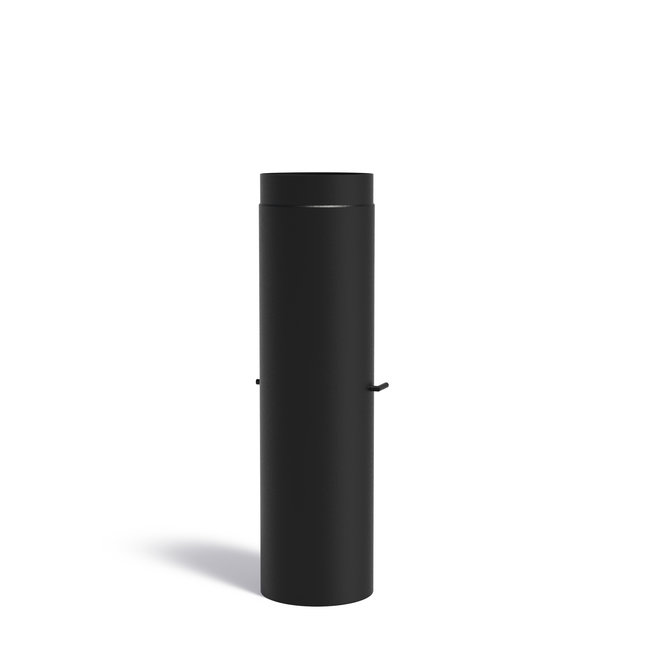 Forno Rauchgasabzug anthrazit mit Regulierventil