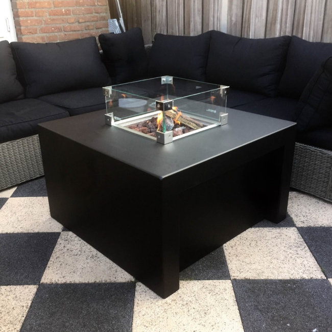 Easy Fires Glasumrandung 45x45cm.