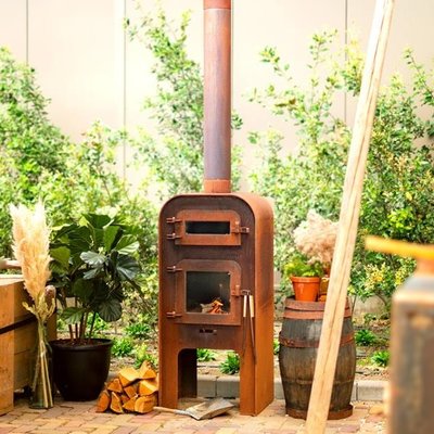 Gartenkamine mit Pizzaofen