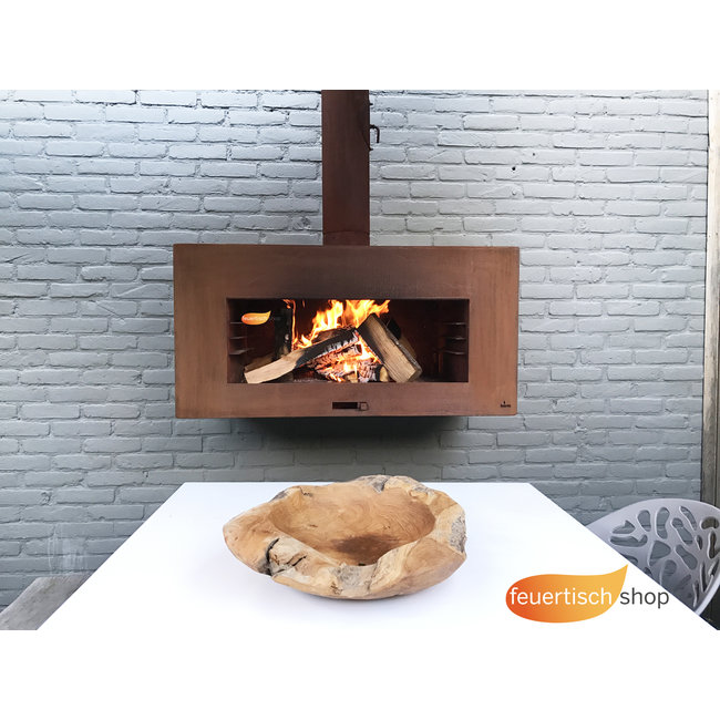Gartenkamin Forno Enok Wandmodell