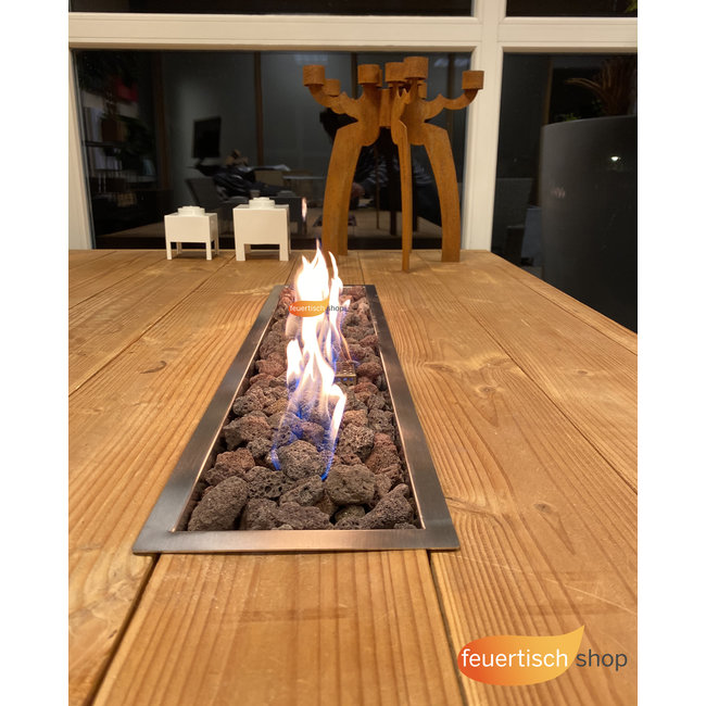 Forno Brann Einbaubrenner 80x19cm.