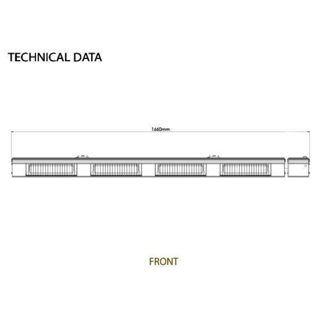 Tansun Eclipse 3000W Terrassenheizung