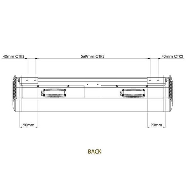 Tansun Sorrento Double 3000W Terrassenheizung