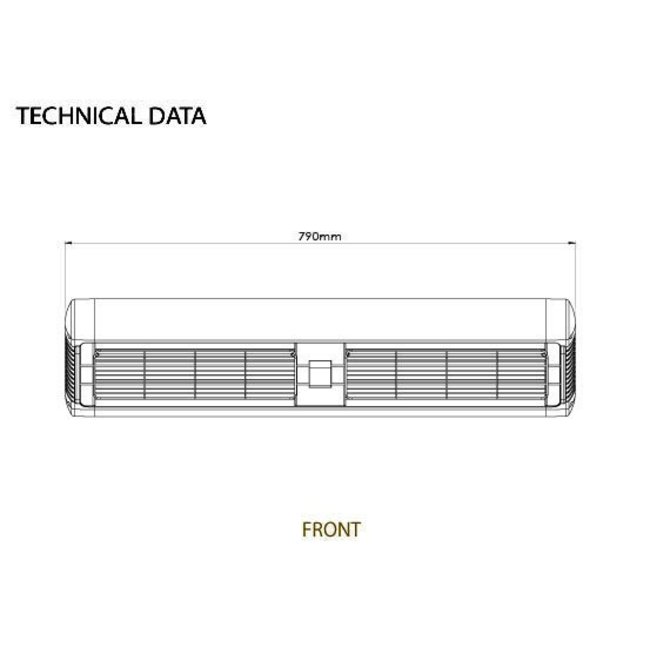 Tansun Monaco Double 3000W Terrassenheizung