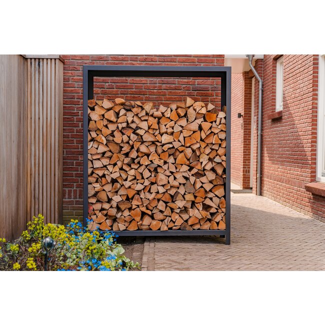 Forno Holzlager Anthrazit 100x40x180cm.