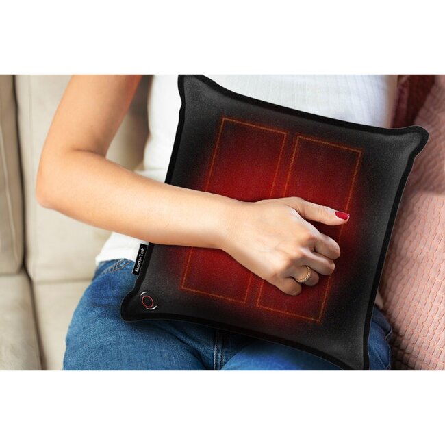 Cozy Tove Wärmekissen schwarz 45x60cm.