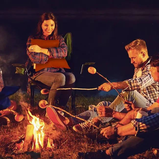 Cozy Una Wärmekissen orange 45x45cm.