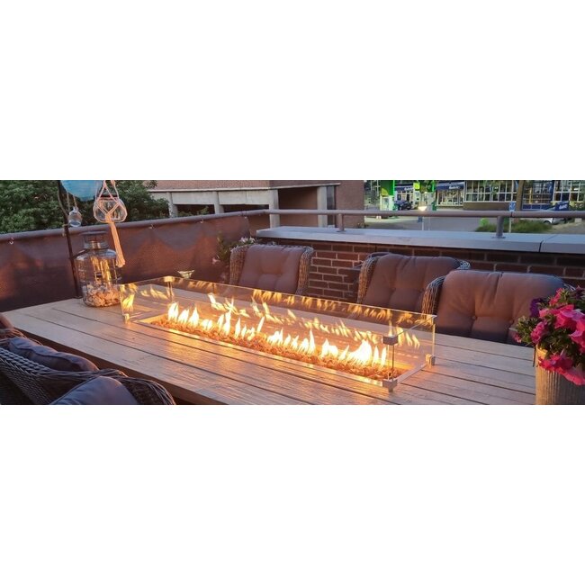 Enjoy Fires Einbaubrenner 150x25cm.