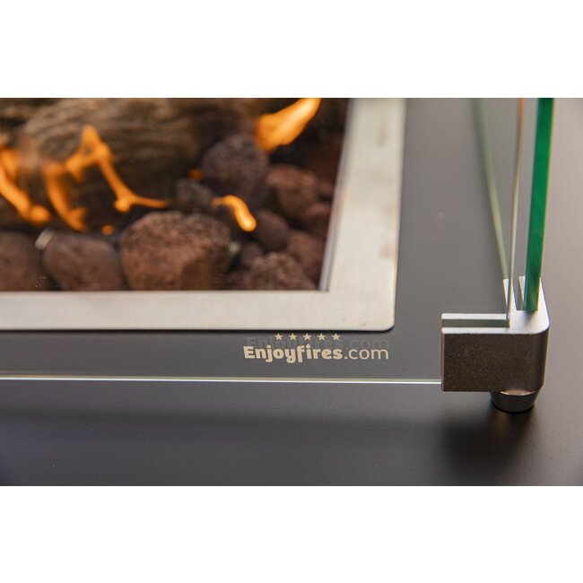 Enjoy Fires Glasumrandung 155x30cm.