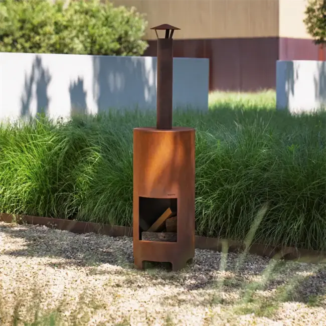 Gartenkamin Senzzo Carpa Round