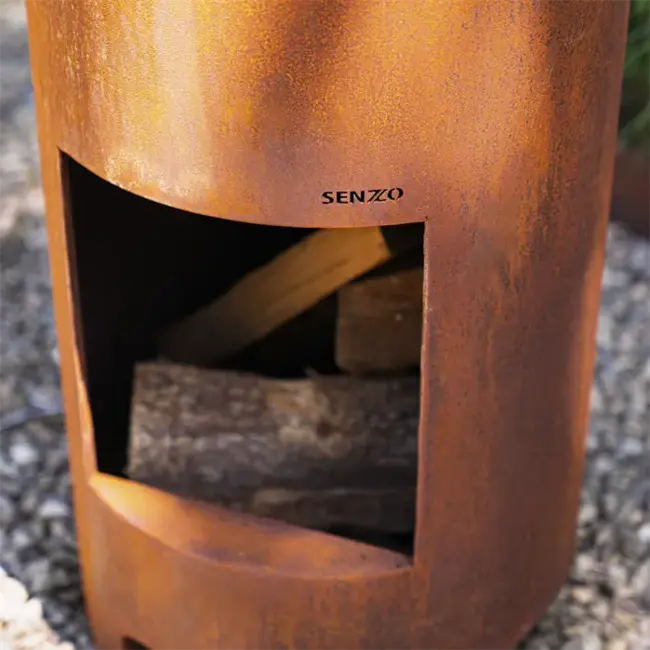 Gartenkamin Senzzo Carpa Round