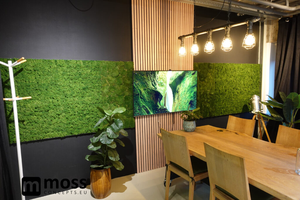 Bring die Natur nach Hause mit den Mooswand-Paneelen von Moss Concepts