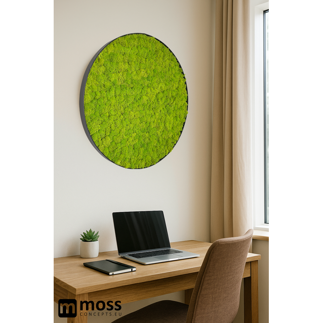 Moosbild Linn Metall 120cm.