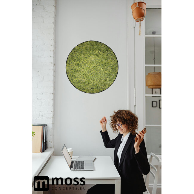 Moosbild Leah Metall 60cm.